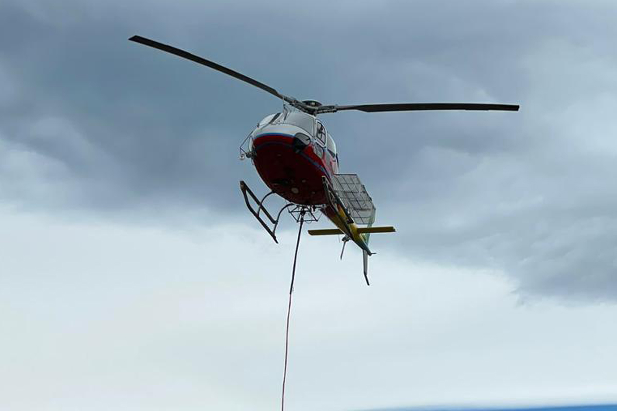 Las Torres Patagonia Conducts Successful Helicopter Approach Exercise